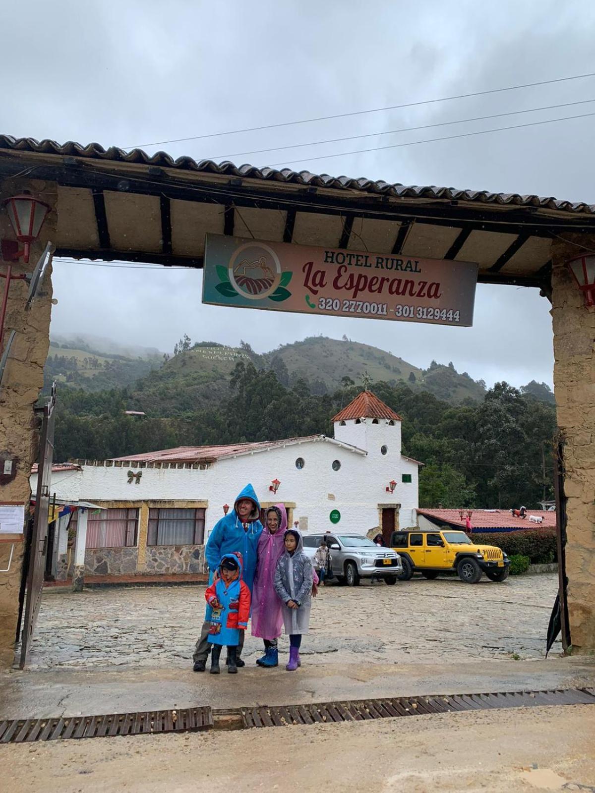 Hotel Rural La Esperanza Suesca Bagian luar foto