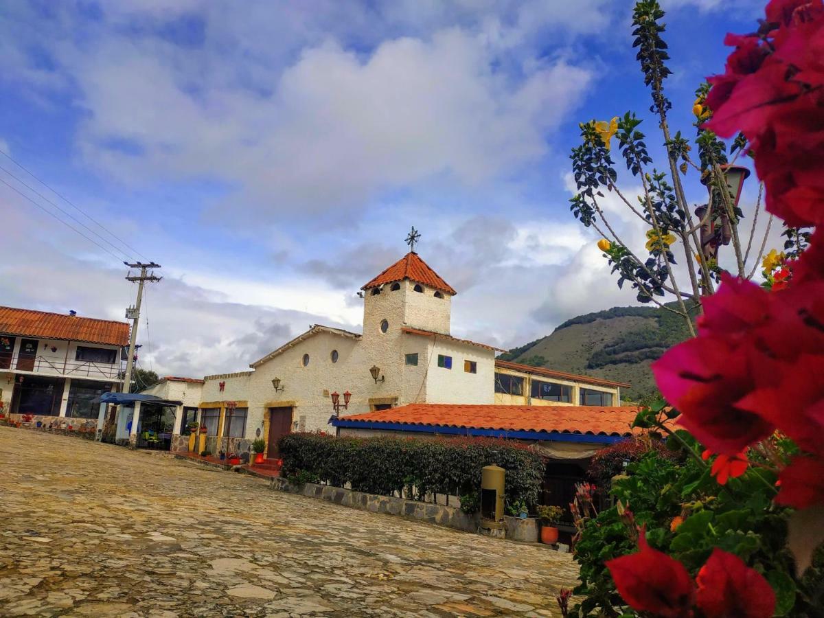 Hotel Rural La Esperanza Suesca Bagian luar foto